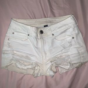 white shorts. free with another purchase